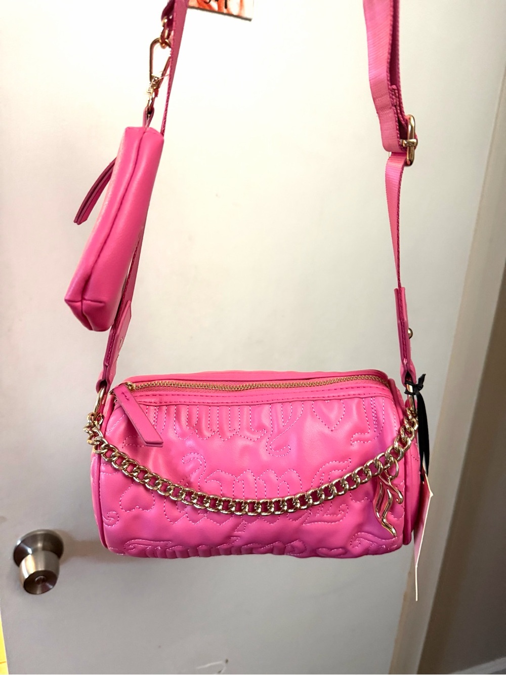 NWT Juicy Puff Roll Crossbody Bag and Coin Purse